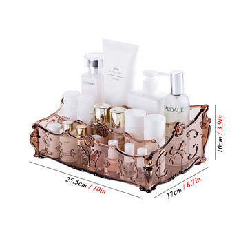 MeyJig Makeup Cosmetic Storage Box Πινέλο Θήκη κραγιόν Επιτραπέζιο Organizer Μπάνιου Βιτρίνα μακιγιάζ μεγάλης χωρητικότητας