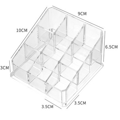 MeyJig Makeup Cosmetic Storage Box Πινέλο Θήκη κραγιόν Επιτραπέζιο Organizer Μπάνιου Βιτρίνα μακιγιάζ μεγάλης χωρητικότητας