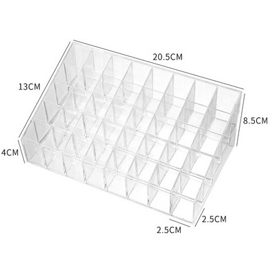 MeyJig Makeup Cosmetic Storage Box Πινέλο Θήκη κραγιόν Επιτραπέζιο Organizer Μπάνιου Βιτρίνα μακιγιάζ μεγάλης χωρητικότητας