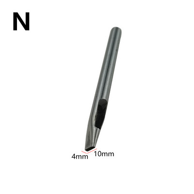 1 tk 6-12 mm auguraua nahk ovaalne auguraud terasest käsitöö õõnsad augud nahast tööriistad nahast rihma augustaja DIY tööriistad