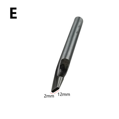 1 tk 6-12 mm auguraua nahk ovaalne auguraud terasest käsitöö õõnsad augud nahast tööriistad nahast rihma augustaja DIY tööriistad