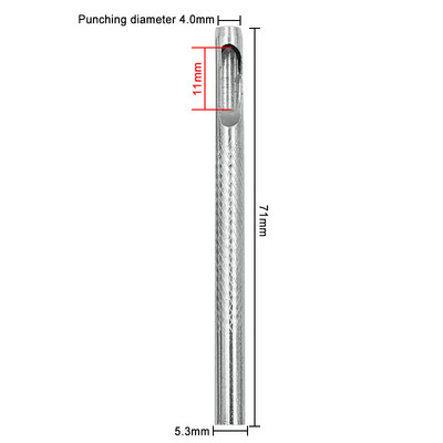 Apvalios formos odinis perforuojamas diržas laikrodžio juosta, tuščiaviduris „pasidaryk pats“ įrankis