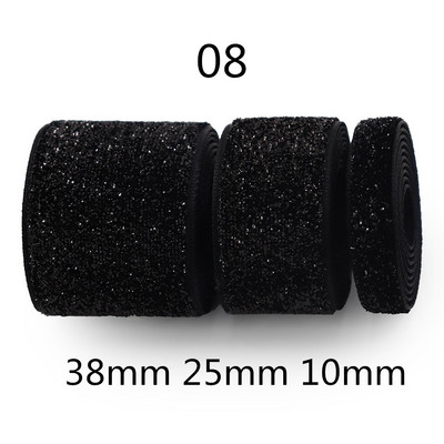 Glitter Ribbon Metallic Ribbon 5 Yards, Glitter Ribbon for Gifts Wrapping Crafts Baby Shower Holiday Διακόσμηση Floral Design