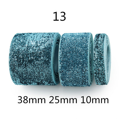 Glitter Ribbon Metallic Ribbon 5 Yards, Glitter Ribbon for Gifts Wrapping Crafts Baby Shower Holiday Διακόσμηση Floral Design