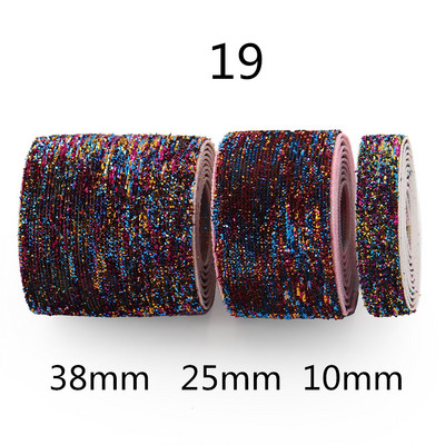 Glitter Ribbon Metallic Ribbon 5 Yards, Glitter Ribbon for Gifts Wrapping Crafts Baby Shower Holiday Διακόσμηση Floral Design