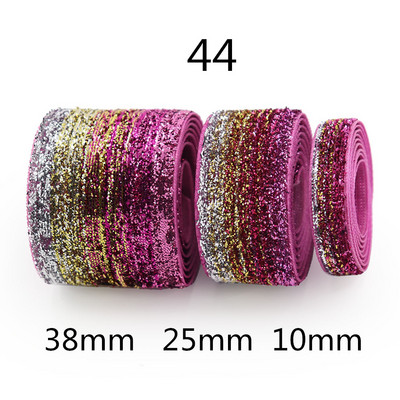 Glitter Ribbon Metallic Ribbon 5 Yards, Glitter Ribbon for Gifts Wrapping Crafts Baby Shower Holiday Διακόσμηση Floral Design