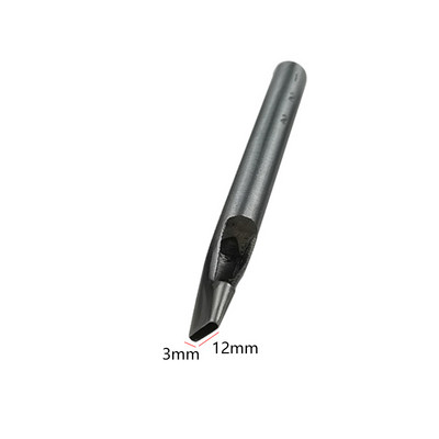 2/3/4mmx6/7/8/10/12mm DIY puurimisotsak, naha käsitöö augustaja lameda augustaja lõikur peitel tööriistakomplekt puurimistööriist