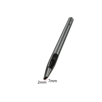 2/3/4mmx6/7/8/10/12mm DIY puurimisotsak, naha käsitöö augustaja lameda augustaja lõikur peitel tööriistakomplekt puurimistööriist