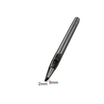 2/3/4mmx6/7/8/10/12mm DIY puurimisotsak, naha käsitöö augustaja lameda augustaja lõikur peitel tööriistakomplekt puurimistööriist