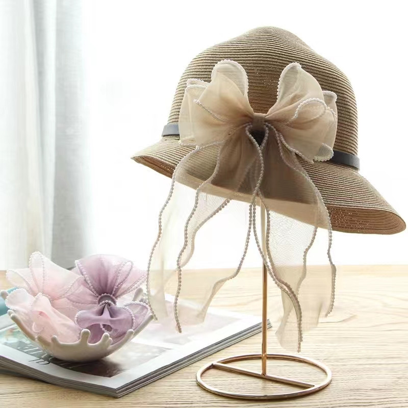 40mm Szélesség Gyöngyszegély Selyem Organza Szalag Csipke Anyag Szalag Hajdísz Varró Szövet Ruha Dekor Kézzel Készített Kellékek