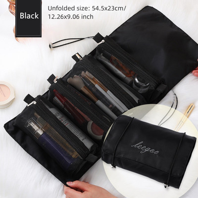Ταξιδιωτική οργάνωση μακιγιάζ σε σχήμα βαρελιού Γυναικεία καλλυντικά πλυντήριο ρούχων Θήκη φερμουάρ Γυναικεία Trip Box Μακιγιάζ Αξεσουάρ Αναλώσιμα