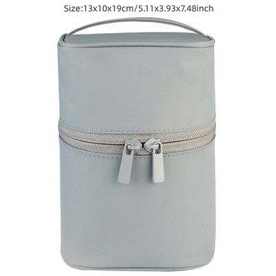 Ταξιδιωτική οργάνωση μακιγιάζ σε σχήμα βαρελιού Γυναικεία καλλυντικά πλυντήριο ρούχων Θήκη φερμουάρ Γυναικεία Trip Box Μακιγιάζ Αξεσουάρ Αναλώσιμα