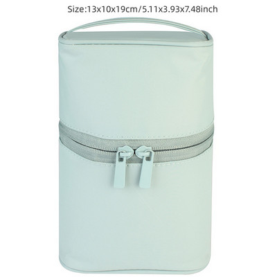 Ταξιδιωτική οργάνωση μακιγιάζ σε σχήμα βαρελιού Γυναικεία καλλυντικά πλυντήριο ρούχων Θήκη φερμουάρ Γυναικεία Trip Box Μακιγιάζ Αξεσουάρ Αναλώσιμα