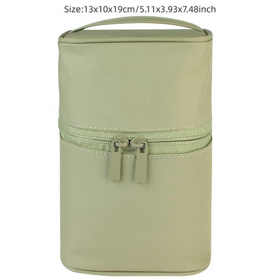 Ταξιδιωτική οργάνωση μακιγιάζ σε σχήμα βαρελιού Γυναικεία καλλυντικά πλυντήριο ρούχων Θήκη φερμουάρ Γυναικεία Trip Box Μακιγιάζ Αξεσουάρ Αναλώσιμα