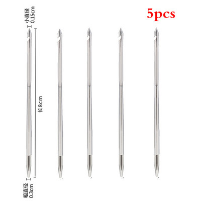 Αντικαταστάσιμη χάλκινη λαβή Awls DIY Δερμάτινη Σκηνή Ράψιμο Σουβίλι Παπούτσια Επισκευής Εργαλείο ραφής χειροτεχνίας Awl Punch Hole Δερμάτινα εργαλεία