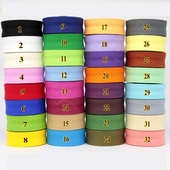 25 χιλιοστά (1") Επιπλέον πλάτους πίσω σιδερωμένο μονό διπλωμένο βαμβακερό κολλητικό δέσιμο για αξεσουάρ ραπτικής χειροτεχνίας ενδυμάτων Diy