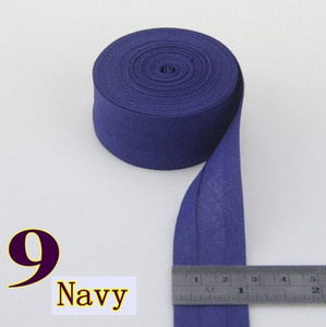 25 χιλιοστά (1") Επιπλέον πλάτους πίσω σιδερωμένο μονό διπλωμένο βαμβακερό κολλητικό δέσιμο για αξεσουάρ ραπτικής χειροτεχνίας ενδυμάτων Diy