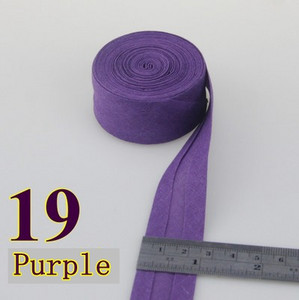 25 χιλιοστά (1") Επιπλέον πλάτους πίσω σιδερωμένο μονό διπλωμένο βαμβακερό κολλητικό δέσιμο για αξεσουάρ ραπτικής χειροτεχνίας ενδυμάτων Diy