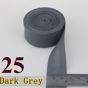 25 χιλιοστά (1") Επιπλέον πλάτους πίσω σιδερωμένο μονό διπλωμένο βαμβακερό κολλητικό δέσιμο για αξεσουάρ ραπτικής χειροτεχνίας ενδυμάτων Diy