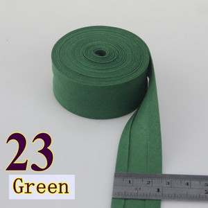 25 χιλιοστά (1") Επιπλέον πλάτους πίσω σιδερωμένο μονό διπλωμένο βαμβακερό κολλητικό δέσιμο για αξεσουάρ ραπτικής χειροτεχνίας ενδυμάτων Diy