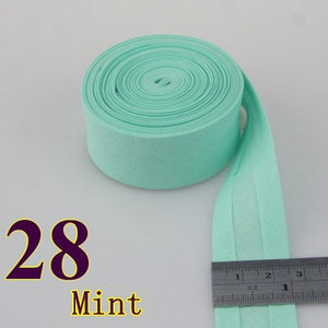 25 χιλιοστά (1") Επιπλέον πλάτους πίσω σιδερωμένο μονό διπλωμένο βαμβακερό κολλητικό δέσιμο για αξεσουάρ ραπτικής χειροτεχνίας ενδυμάτων Diy