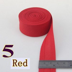 25 χιλιοστά (1") Επιπλέον πλάτους πίσω σιδερωμένο μονό διπλωμένο βαμβακερό κολλητικό δέσιμο για αξεσουάρ ραπτικής χειροτεχνίας ενδυμάτων Diy