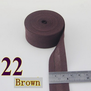 25 χιλιοστά (1") Επιπλέον πλάτους πίσω σιδερωμένο μονό διπλωμένο βαμβακερό κολλητικό δέσιμο για αξεσουάρ ραπτικής χειροτεχνίας ενδυμάτων Diy