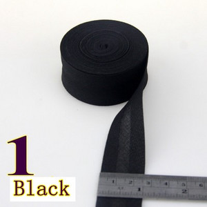 25 χιλιοστά (1") Επιπλέον πλάτους πίσω σιδερωμένο μονό διπλωμένο βαμβακερό κολλητικό δέσιμο για αξεσουάρ ραπτικής χειροτεχνίας ενδυμάτων Diy