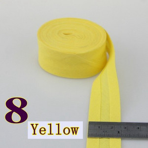 25 χιλιοστά (1") Επιπλέον πλάτους πίσω σιδερωμένο μονό διπλωμένο βαμβακερό κολλητικό δέσιμο για αξεσουάρ ραπτικής χειροτεχνίας ενδυμάτων Diy