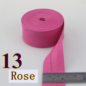 25 χιλιοστά (1") Επιπλέον πλάτους πίσω σιδερωμένο μονό διπλωμένο βαμβακερό κολλητικό δέσιμο για αξεσουάρ ραπτικής χειροτεχνίας ενδυμάτων Diy