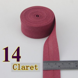 25 χιλιοστά (1") Επιπλέον πλάτους πίσω σιδερωμένο μονό διπλωμένο βαμβακερό κολλητικό δέσιμο για αξεσουάρ ραπτικής χειροτεχνίας ενδυμάτων Diy