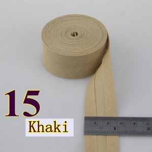 25 χιλιοστά (1") Επιπλέον πλάτους πίσω σιδερωμένο μονό διπλωμένο βαμβακερό κολλητικό δέσιμο για αξεσουάρ ραπτικής χειροτεχνίας ενδυμάτων Diy