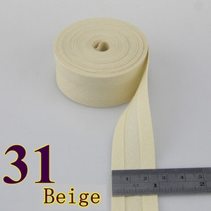 25 χιλιοστά (1") Επιπλέον πλάτους πίσω σιδερωμένο μονό διπλωμένο βαμβακερό κολλητικό δέσιμο για αξεσουάρ ραπτικής χειροτεχνίας ενδυμάτων Diy