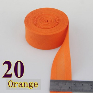 25 χιλιοστά (1") Επιπλέον πλάτους πίσω σιδερωμένο μονό διπλωμένο βαμβακερό κολλητικό δέσιμο για αξεσουάρ ραπτικής χειροτεχνίας ενδυμάτων Diy