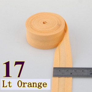 25 χιλιοστά (1") Επιπλέον πλάτους πίσω σιδερωμένο μονό διπλωμένο βαμβακερό κολλητικό δέσιμο για αξεσουάρ ραπτικής χειροτεχνίας ενδυμάτων Diy