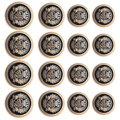 16 τμχ Κουμπιά Ραπτικής Διακοσμητικό Κουμπί από κράμα λεπτού κράματος Κουμπί βρετανικού στυλ