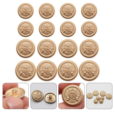 16 τμχ Κουμπιά Ραπτικής Διακοσμητικό Κουμπί από κράμα λεπτού κράματος Κουμπί βρετανικού στυλ