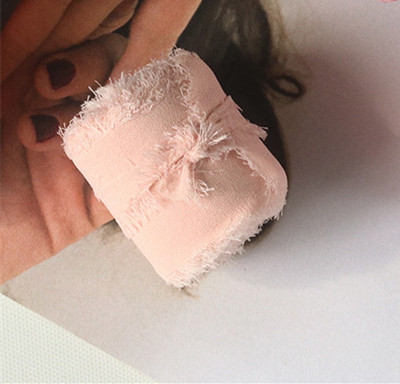 Rankų darbo šifono juostelė, šilko primenanti juostelė Vestuvių kvietimų įvyniojimas puokštės Medžiaginės juostelės Gimtadienio dekoracijos Dovanos