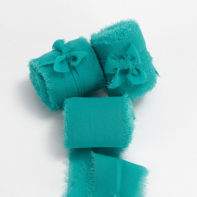 Rankų darbo šifono juostelė, šilko primenanti juostelė Vestuvių kvietimų įvyniojimas puokštės Medžiaginės juostelės Gimtadienio dekoracijos Dovanos