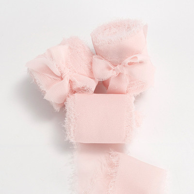 Rankų darbo šifono juostelė, šilko primenanti juostelė Vestuvių kvietimų įvyniojimas puokštės Medžiaginės juostelės Gimtadienio dekoracijos Dovanos