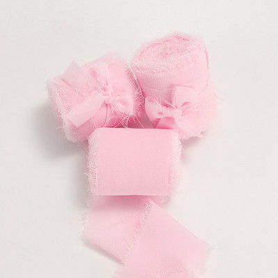 Rankų darbo šifono juostelė, šilko primenanti juostelė Vestuvių kvietimų įvyniojimas puokštės Medžiaginės juostelės Gimtadienio dekoracijos Dovanos