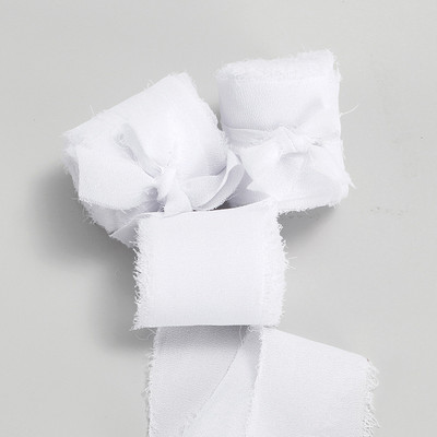 Rankų darbo šifono juostelė, šilko primenanti juostelė Vestuvių kvietimų įvyniojimas puokštės Medžiaginės juostelės Gimtadienio dekoracijos Dovanos