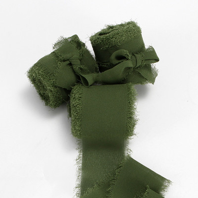 Rankų darbo šifono juostelė, šilko primenanti juostelė Vestuvių kvietimų įvyniojimas puokštės Medžiaginės juostelės Gimtadienio dekoracijos Dovanos