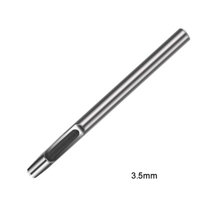 MIUSIE 0,5-5 mm nahast augustustööriistad Kvaliteetsest terasest augulõikur Õõnes käsitöötarbed nahast kellarihmade rihmade jaoks