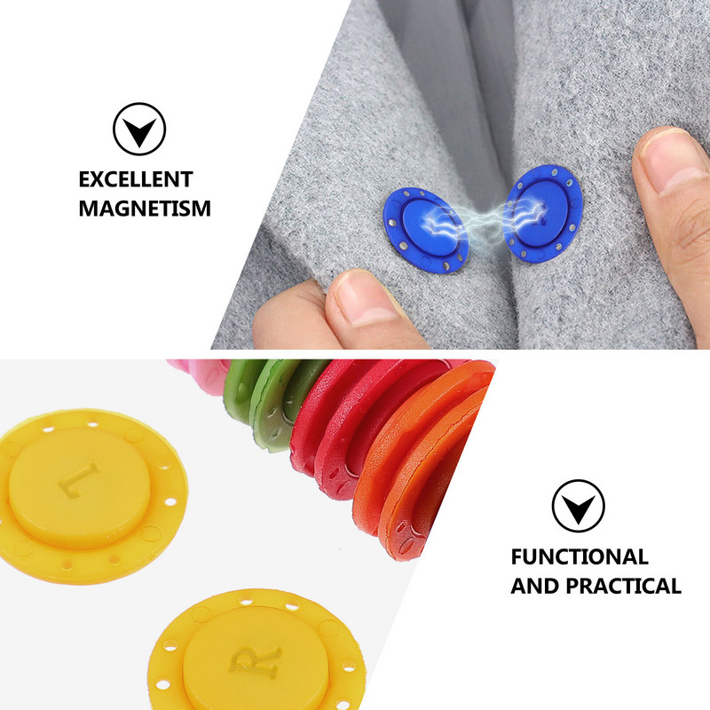 Apģērba soma Apģērbi Magnētiski Snap Mētelis Poga Pogas Preses Aizdares Sprādze Džins