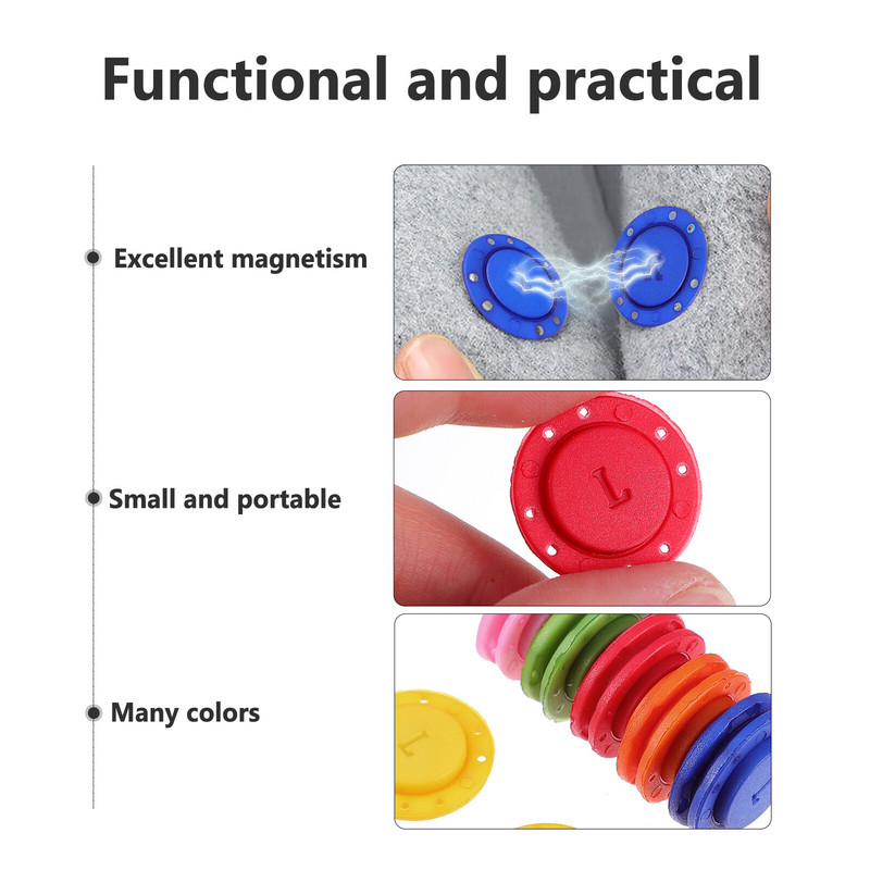 Apģērba soma Apģērbi Magnētiski Snap Mētelis Poga Pogas Preses Aizdares Sprādze Džins