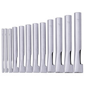 MIUIE 1PCS ovālas formas caurumu griezēja komplekts jostas pulksteņa apšuvums starplikas dobas ādas sašūšanas siksna jostas kvadrātveida caurums, DIY instrumenti