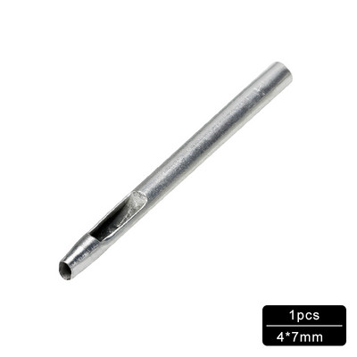 MIUIE 1PCS ovālas formas caurumu griezēja komplekts jostas pulksteņa apšuvums starplikas dobas ādas sašūšanas siksna jostas kvadrātveida caurums, DIY instrumenti