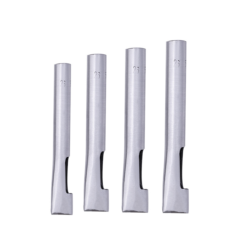 MIUIE 1PCS ovālas formas caurumu griezēja komplekts jostas pulksteņa apšuvums starplikas dobas ādas sašūšanas siksna jostas kvadrātveida caurums, DIY instrumenti