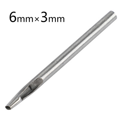 LMDZ 1Gb ovālas formas caurumu griezēja komplekts perforatora jostas pulksteņa siksniņa ādas apstrādei, sašūšanas siksnas jostas kvadrātveida caurums, DIY instrumenti